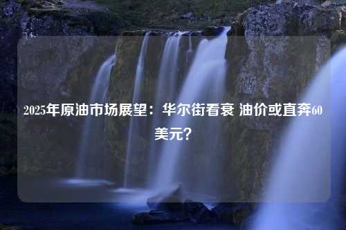 2025年原油市场展望：华尔街看衰 油价或直奔60美元？