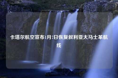 卡塔尔航空宣布1月7日恢复叙利亚大马士革航线